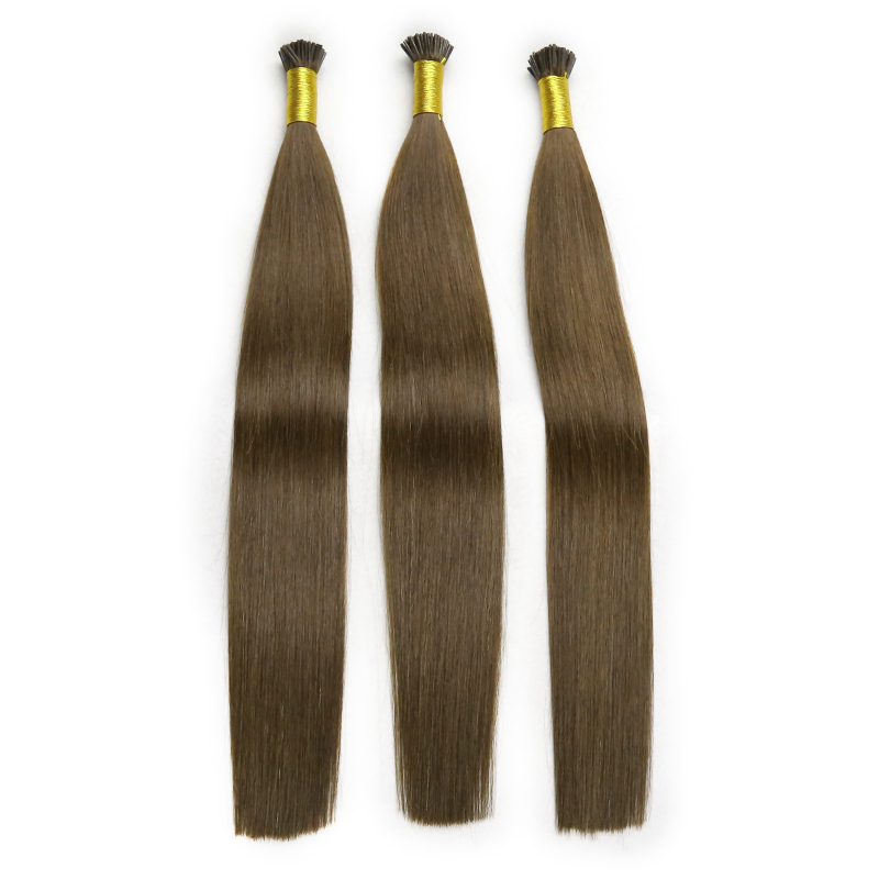 Factory wholesale Top Quality I Tip Raw Virgin Remy Aligned Indian Human Hair Extension